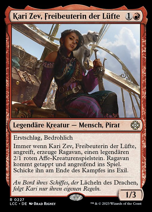 Kari Zev, Freibeuterin der Lüfte LCC-227 Rare Near Mint Deutsch