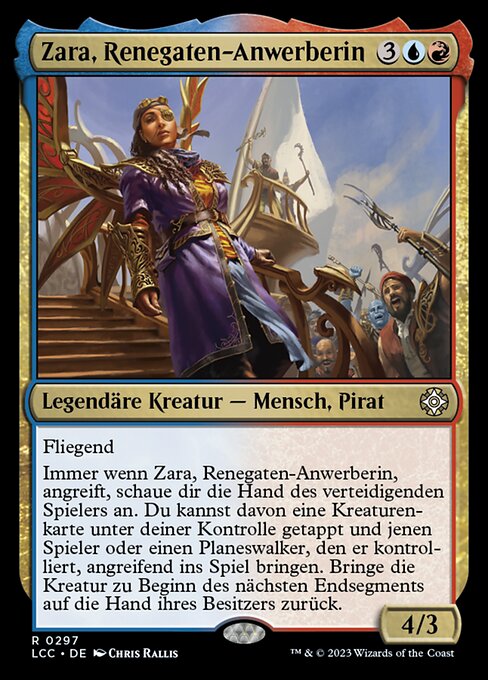 Zara, Renegaten-Anwerberin LCC-297 Rare Near Mint Deutsch