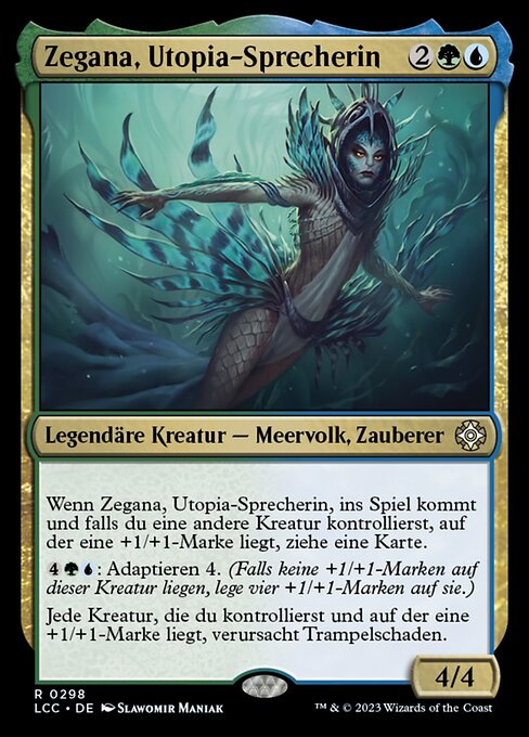 Zegana, Utopia-Sprecherin LCC-298 Rare Near Mint Deutsch