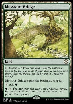 Mooswurz-Brücke LCC-342 Rare Near Mint Deutsch