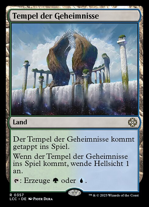 Tempel der Geheimnisse LCC-357 Rare Near Mint Deutsch