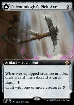 Paleontologist's Pick-Axe // Dinosaur Headdress XLCC-36 Mythic Excellent Englisch