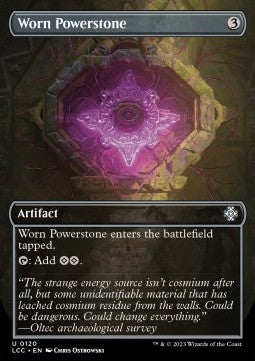 Abgenutzter Kraftstein XLCC-120 Uncommon Excellent Deutsch Foil