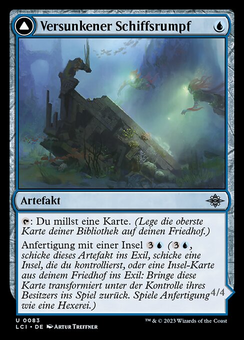 Versunkener Schiffsrumpf // Wasserdichte Gondel LCI-83 Near Mint Deutsch Foil