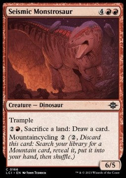 Seismischer Megalosaurus LCI-166 Common Excellent Englisch Foil