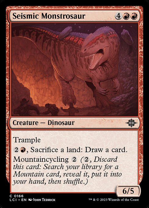 Seismischer Megalosaurus LCI-166 Common Excellent Englisch Foil