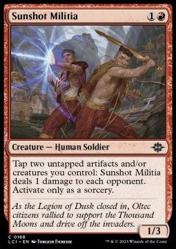 Sonnenschuss-Miliz LCI-168 Common Near Mint Deutsch Foil