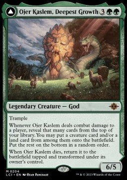 Ojer Kaslem, Tiefstes Wachstum // Tempel der Kultivierung LCI-204 Mythic Near Mint Deutsch