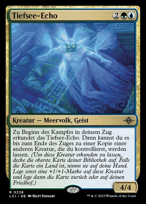 Tiefsee-Echo LCI-228 Rare Good Deutsch Foil