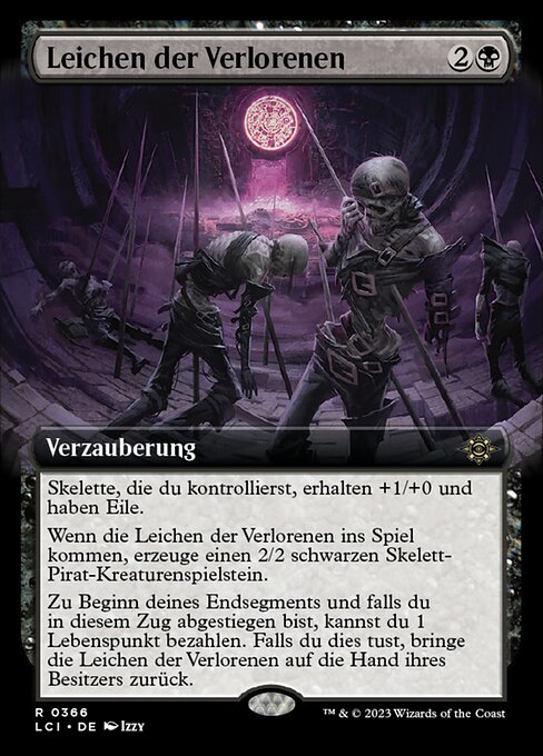 Leichen der Verlorenen XLCI-366 Rare Good Deutsch
