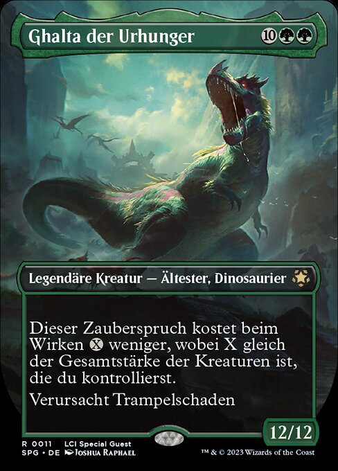 Ghalta der Urhunger SPG-11 Rare Near Mint Deutsch Foil
