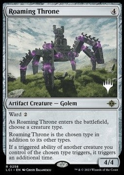 Wandelnder Thron (V.2) PLCI-258 Rare Near Mint Englisch Foil