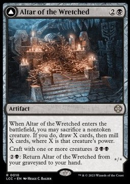 Altar of the Wretched // Wretched Bonemass LCC-10 Rare Near Mint Englisch