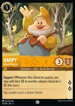 Happy - Gutmütig 2ROF-11 Common Boosterfrisch Englisch Foil