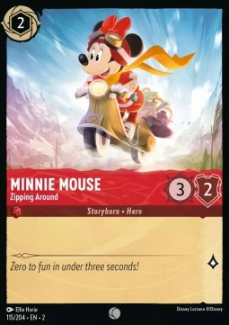 Minnie Maus - Flitzt umher 2ROF-115 Common Boosterfrisch Englisch