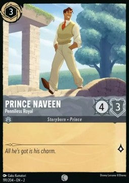 Prinz Naveen - Mittelloser Prinz 2ROF-191 Common Boosterfrisch Englisch