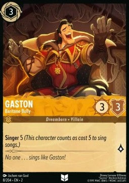 Gaston - Bariton-Bully 2ROF-8 Uncommon Boosterfrisch Englisch