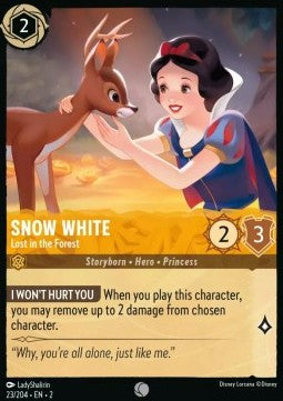 Schneewittchen - Im Wald verlaufen 2ROF-23 Common Boosterfrisch Englisch Foil