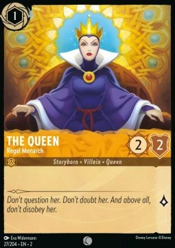 Die Königin - Majestätische Herrscherin 2ROF-27 Common Boosterfrisch Englisch Foil