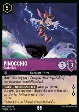 Pinocchio - Auf der Flucht 2ROF-57 Uncommon Boosterfrisch Englisch Foil
