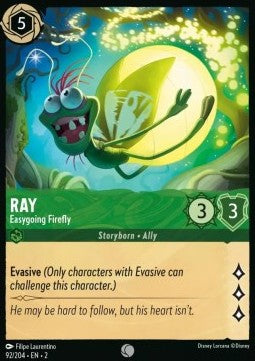 Ray - Unbekümmertes Glühwürmchen 2ROF-92 Common Excellent Englisch Foil