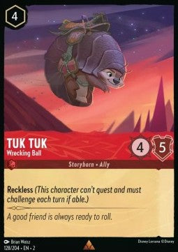 Tuktuk - Abrisskugel 2ROF-128 Rare Boosterfrisch Englisch Foil