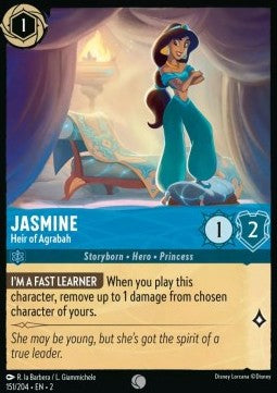 Jasmin - Thronerbin von Agrabah 2ROF-151 Common Boosterfrisch Englisch