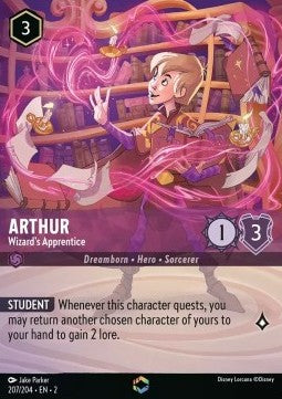 Arthur - Wizard's Apprentice 2ROF-207 Enchanted Near Mint Englisch Foil