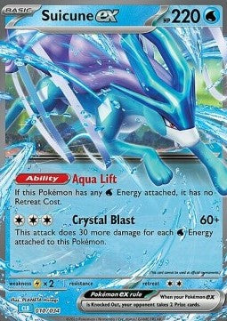 Suicune ex CLB-010 Fixed Light Played Englisch