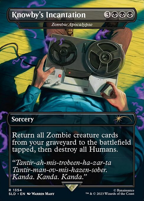 Zombie Apocalypse SLDSP23-1354 Rare Near Mint Englisch Foil
