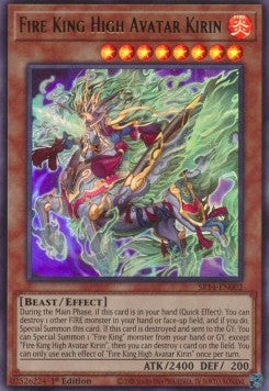 Feuerkönig Hochavatar Kirin SR14-002 Ultra Rare Near Mint Deutsch 1. Auflage