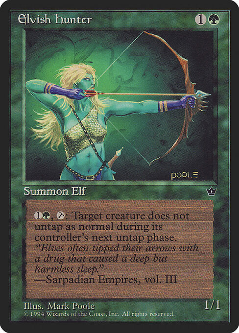 Elvish Hunter (V.1) FEM- Common Excellent Englisch
