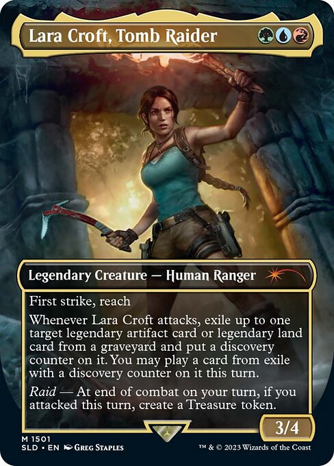 Lara Croft, Tomb Raider SLDSV23-1501 Mythic Near Mint Englisch Foil