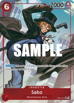 Sabo (OP05-007) (V.2) OP05 Alternate Art Near Mint Englisch