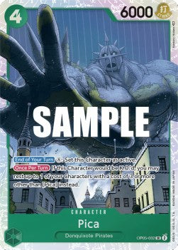 Pica (OP05-032) (V.1) OP05 Super Rare Excellent Englisch