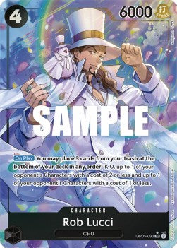 Rob Lucci (OP05-093) (V.2) OP05 Alternate Art Near Mint Englisch