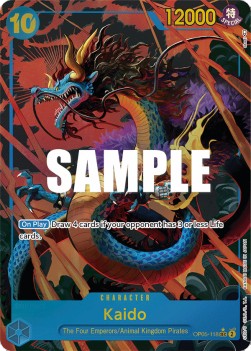 Kaido (OP05-118) (V.2) OP05 Alternate Art Excellent Englisch