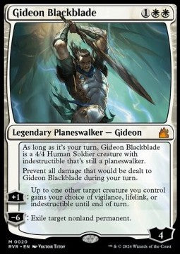 Gideon Schwarzklinge RVR-20 Mythic Excellent Englisch Foil