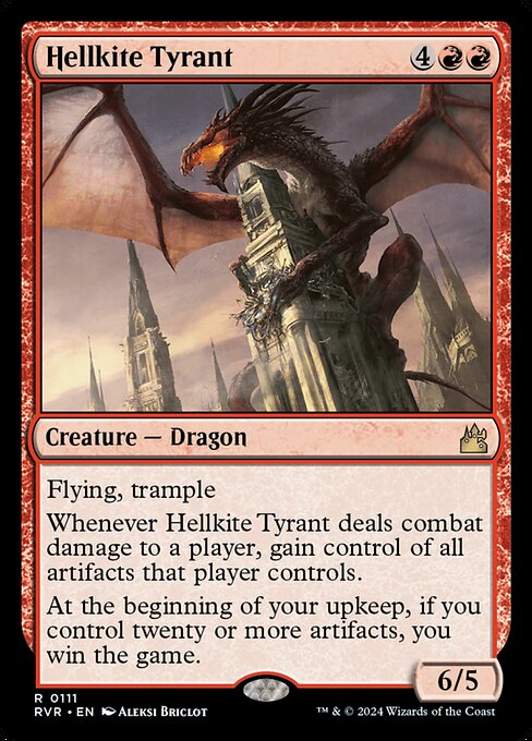 Hellkite Tyrant RVR-111 Rare Near Mint Englisch