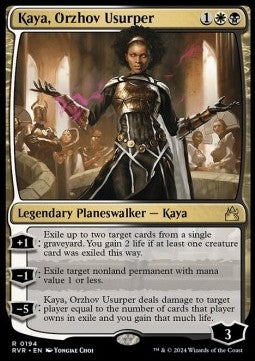 Kaya, Orzhov-Thronräuberin RVR-194 Rare Excellent Deutsch