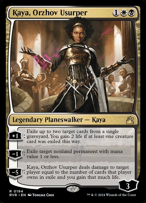 Kaya, Orzhov Usurper RVR-194 Rare Near Mint Englisch Foil