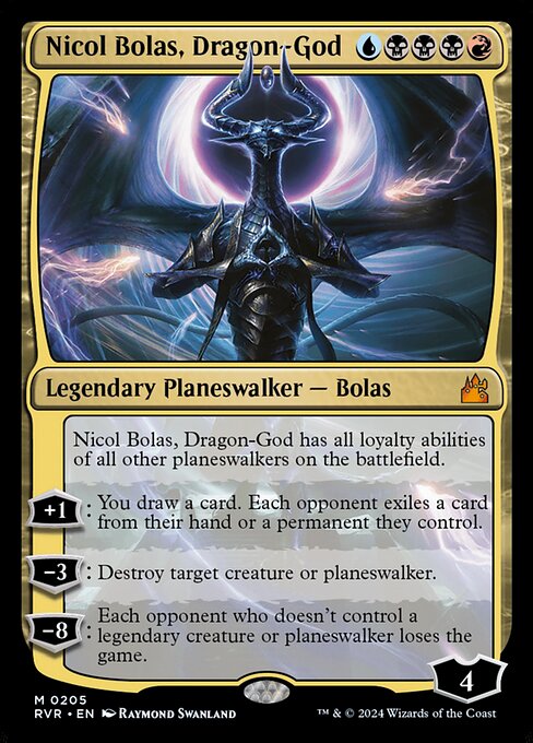 Nicol Bolas, Dragon-God RVR-205 Mythic Excellent Englisch