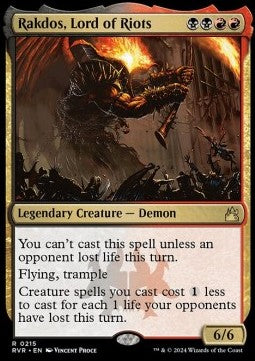 Rakdos, Lord of Riots RVR-215 Rare Near Mint Englisch