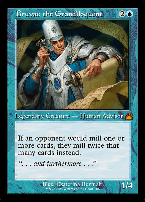 Bruvac the Grandiloquent (V.1) XRVR-309 Mythic Excellent Englisch