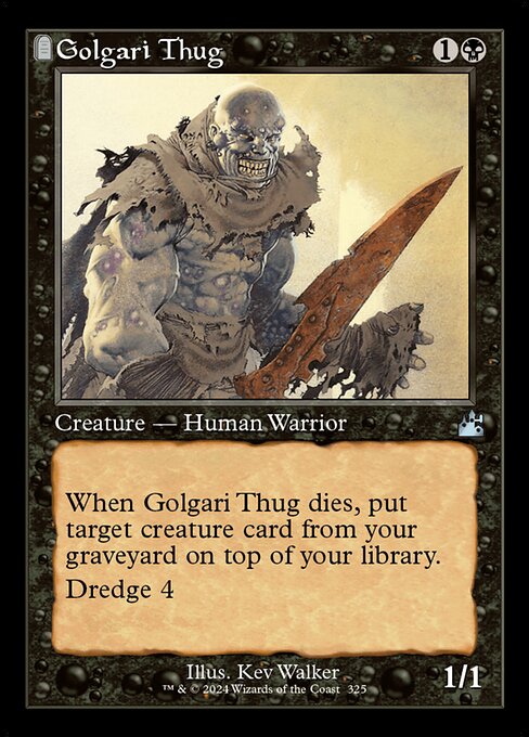 Golgari Thug XRVR-325 Uncommon Near Mint Englisch