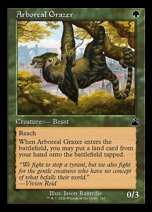 Arboreal Grazer XRVR-343 Common Near Mint Englisch