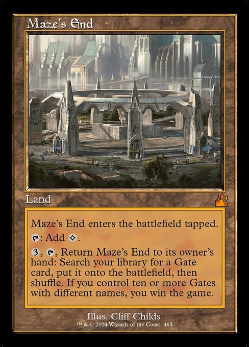 Maze's End XRVR-465 Mythic Excellent Englisch Foil