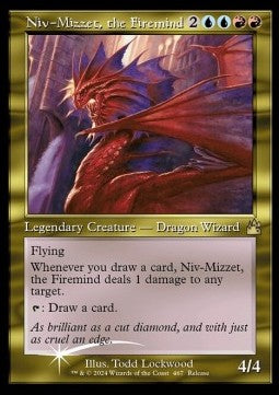 Niv-Mizzet, das Feuerhirn REL-466 Rare Excellent Deutsch Foil