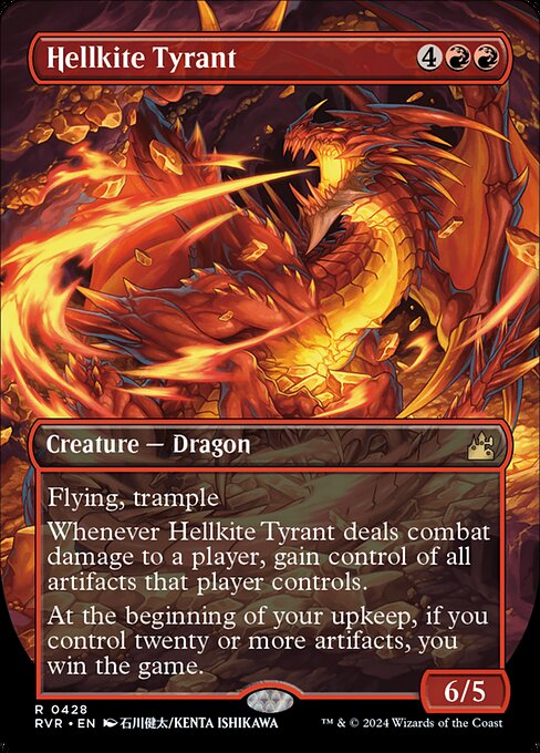 Hellkite Tyrant XRVR-428 Rare Near Mint Englisch