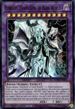 Clorless, Chaoskönig der Finsteren Welt MZMI-014 Super Rare Near Mint Deutsch 1. Auflage